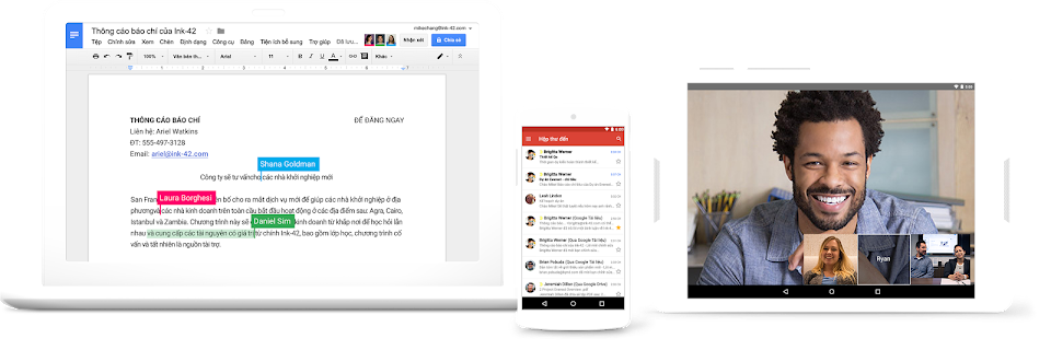 Tính năng được bao gồm trong G Suite