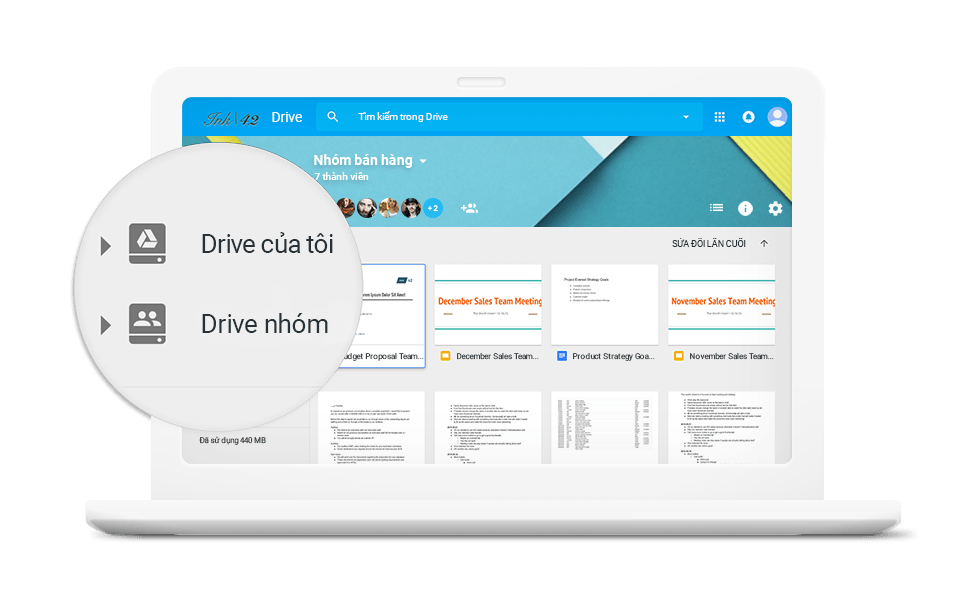 Drive được tích hợp