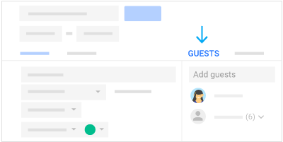 Invite a group to a calendar event