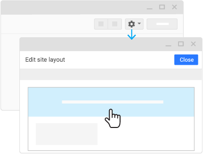 Cập nhật bố cục trang web